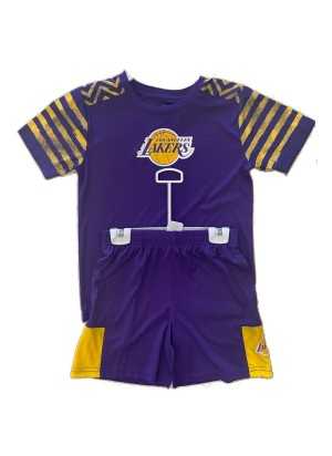Completo Outerstuff Victory Pass Poly Interlock Set Los Angeles Lakers Viola | 