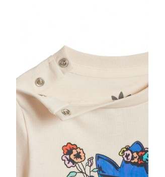 Completo Adidas Florale Set Beige E Multicolor | Adidas | 