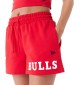 Pantaloncini New Era Nba Team Logo Chicago Bulls Rosso | New Era | 