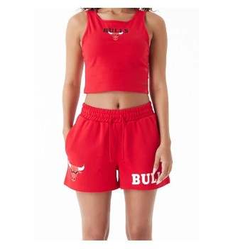Pantaloncini New Era Nba Team Logo Chicago Bulls Rosso | New Era | 