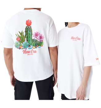 Maglietta New Era Cactus Graphic Oversize Bianco | New Era | 