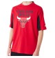 Maglietta New Era Nba Mesh Panel Oversize Chicago Bulls Rosso E Nero 60435481