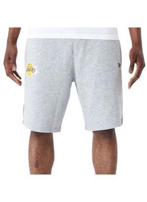 Pantaloncini New Era Nba Mesh Panel Oversize Los Angeles Lakers Grigio E Viola 60435475