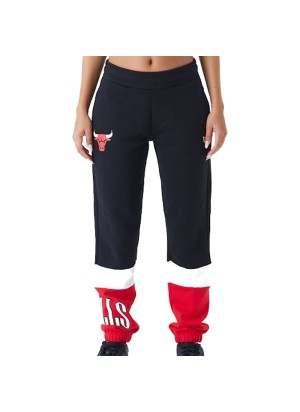 Pantaloni New Era Nba Colour Block Chicago Bulls Nero Bianco E Rosso 60435326