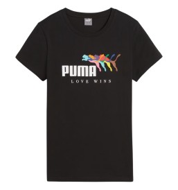 Maglietta Puma Ess+ Love Wins Pride Nero 679996-01
