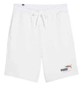 Pantaloncini Puma Ess+ Love Wins Pride 23Cm U Bianco 680002-02