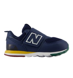 Scarpe New Balance 574 Hook Loop Kids Lifestyle Blu Navy Ed Oro NW574KIG