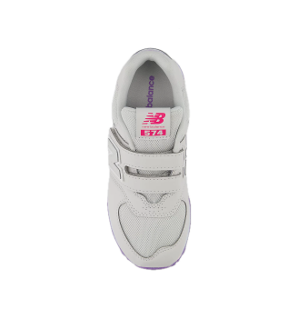 Scarpe New Balance 574 Hook Loop Kids Lifestyle Grigio E Rosa | New Balance | 
