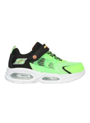 Scarpe Skechers Prismatrons S Lights Luci Verde E Nero 400090L LMBK