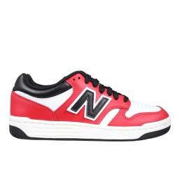 Scarpe New Balance 480 Team Kids Bianco Nero E Rosso GSB480TT