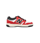 Scarpe New Balance 480 Team Kids Bianco Nero E Rosso | New Balance | 