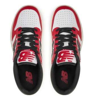 Scarpe New Balance 480 Team Kids Bianco Nero E Rosso | New Balance | 