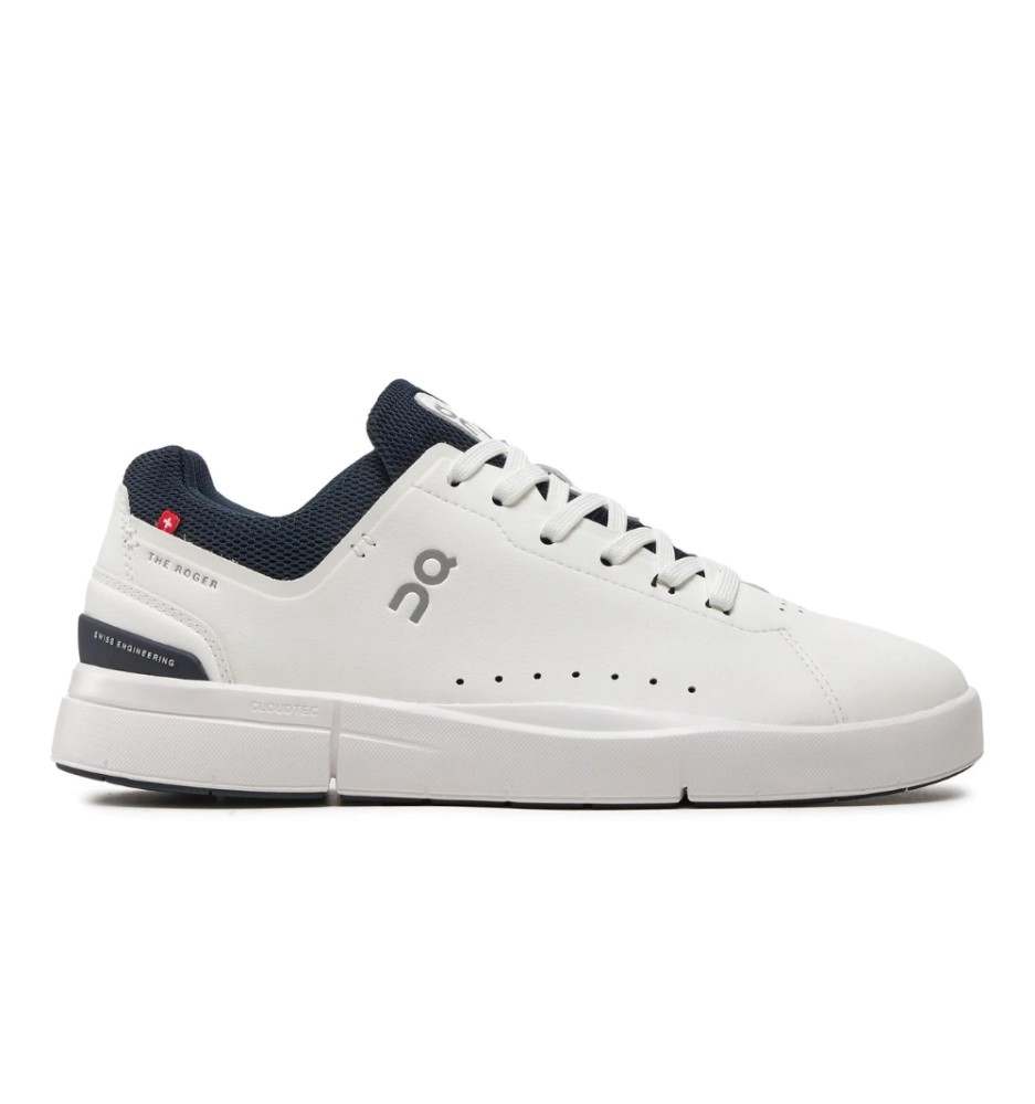 Scarpe On Running The Roger Advantage Bianco E Blu Navy 3MD10640148