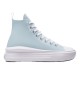 Scarpe Converse Chuck Taylor All Star Move Hi Winter Slay Bianco E Celeste A08427C