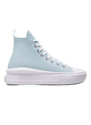 Scarpe Converse Chuck Taylor All Star Move Hi Winter Slay Bianco E Celeste A08427C