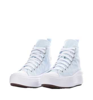 Scarpe Converse Chuck Taylor All Star Move Hi Winter Slay Bianco E Celeste | Converse | 