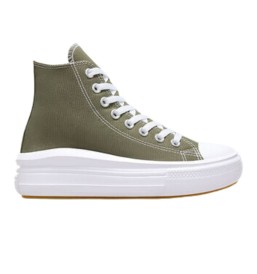Scarpe Converse Chuck Taylor All Star Move Platform High Top Utility Verde E Bianco A08295C