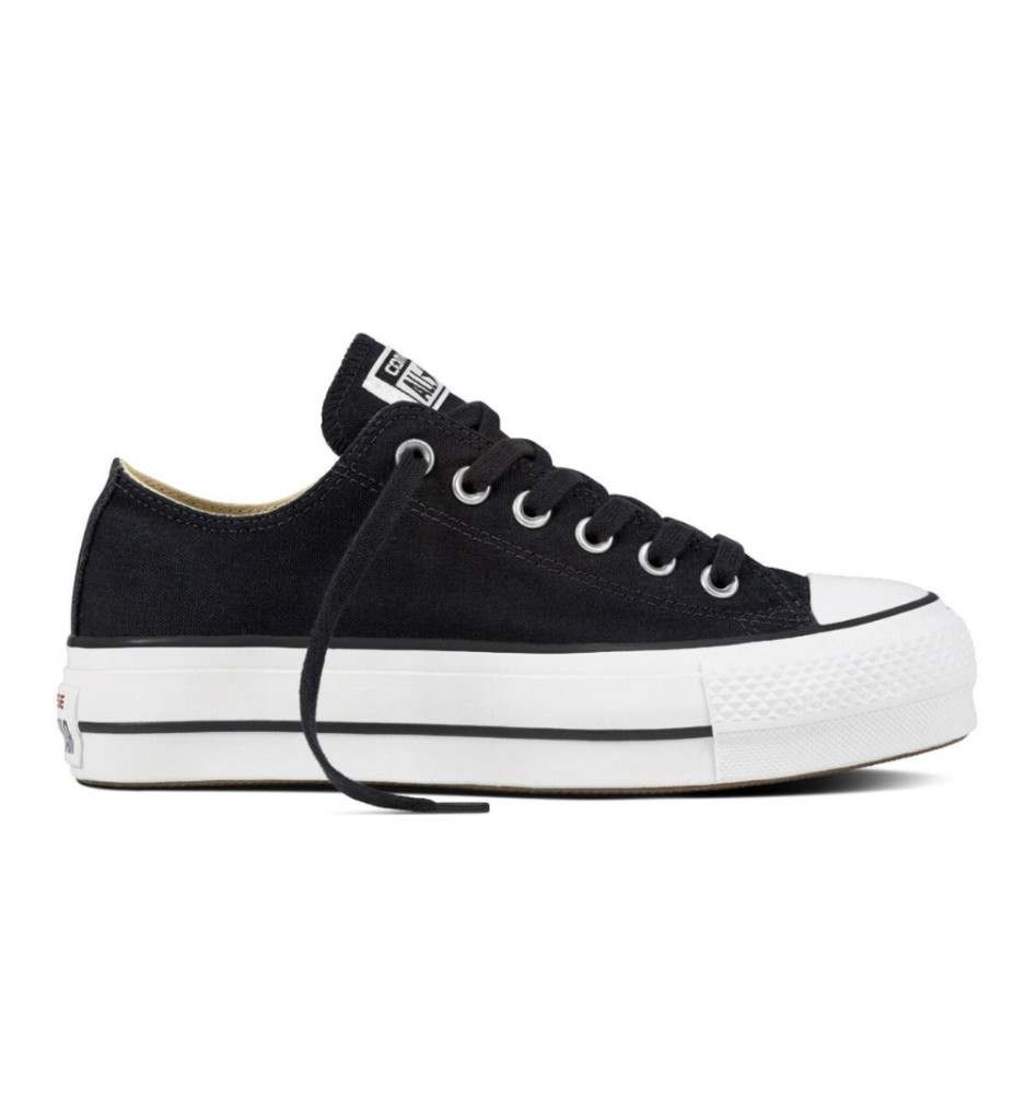 Scarpe Converse Chuck Taylor All Star Platform Canvas Ox Nero 560250C