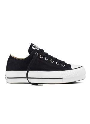 Scarpe Converse Chuck Taylor All Star Platform Canvas Ox Nero 560250C