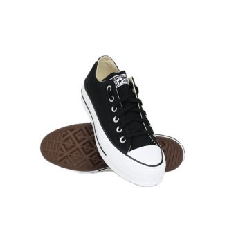 Scarpe Converse Chuck Taylor All Star Platform Canvas Ox Nero | Converse | 