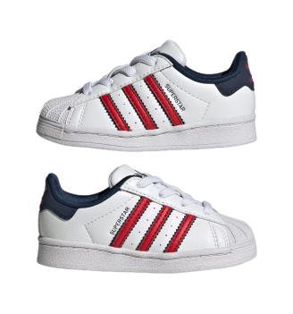 Scarpe Adidas Superstar I 2023 IG0260 Bianco Blu E Rosso | Adidas | 
