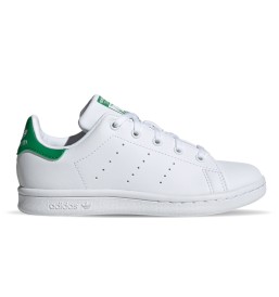 Scarpe Adidas Stan Smith C Bianco E Verde FX7524