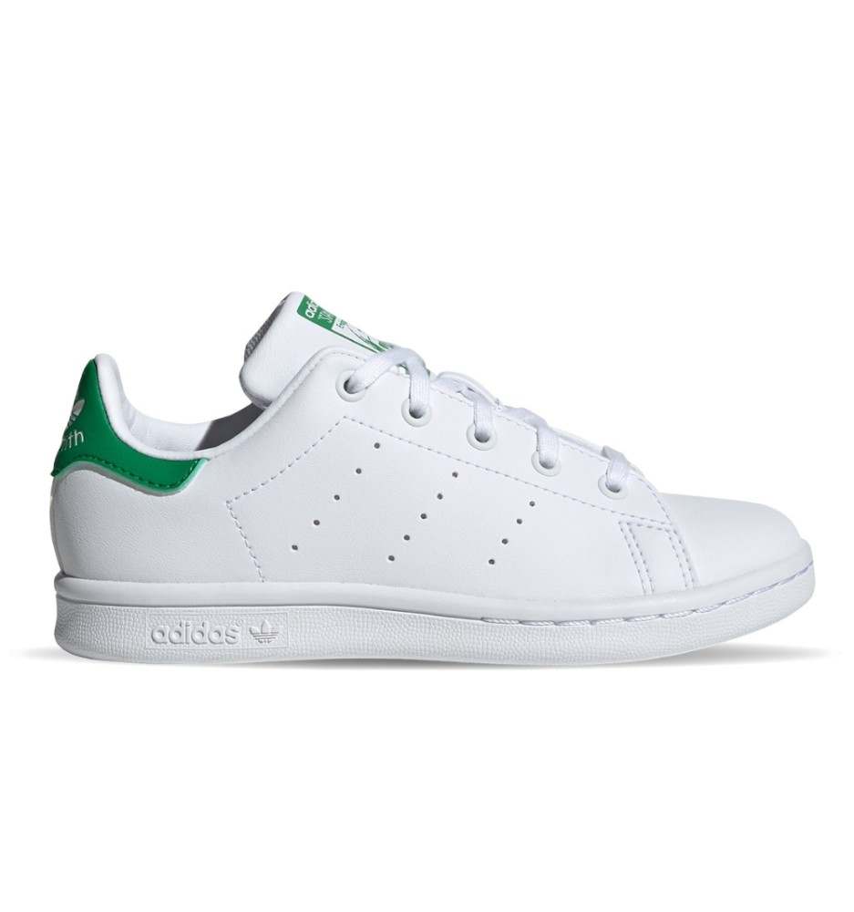 Scarpe Adidas Stan Smith C Bianco E Verde FX7524