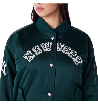 Giacca New Era Mlb Bomber New York Yankees Womens Verde Scuro | New Era | 
