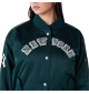 Giacca New Era Mlb Bomber New York Yankees Womens Verde Scuro | New Era | 