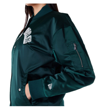 Giacca New Era Mlb Bomber New York Yankees Womens Verde Scuro | New Era | 