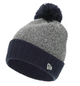 Berretto New Era Bobble Knit Heather Lic 853 Grigio E Blu | New Era | 