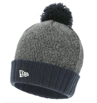 Berretto New Era Bobble Knit Heather Lic 853 Grigio E Blu | New Era | 