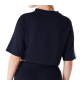 T-Shirt New Era Colour Block Crop Nba Chicago Bulls Nero | New Era | 