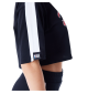 T-Shirt New Era Colour Block Crop Nba Chicago Bulls Nero | New Era | 