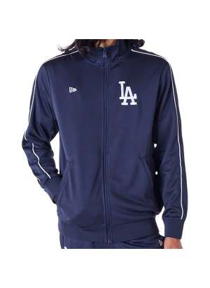 Felpa New Era A Zip Intera Track Top Mlb Los Angeles Dodgers Blu 60564823