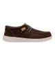 Scarpe Hey Dude Wally Grip Craft Leather Pelle 030 Marrone HD.40175 030