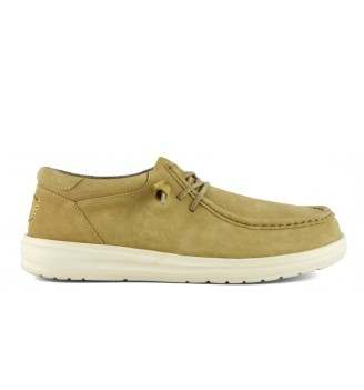 Scarpe Hey Dude Wally Grip Craft Leather 265 Beige HD.40175 265