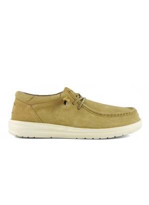 Scarpe Hey Dude Wally Grip Craft Leather 265 Beige HD.40175 265