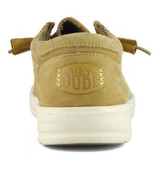 Scarpe Hey Dude Wally Grip Craft Leather 265 Beige | Hey Dude | 