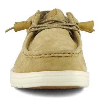 Scarpe Hey Dude Wally Grip Craft Leather 265 Beige | Hey Dude | 