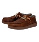 Scarpe Hey Dude Wally Grip Craft Leather 255 Marrone | Hey Dude | 