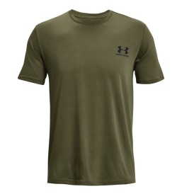 T-Shirt Under Armour Sportstyle Left Chest Verde 1326799 390