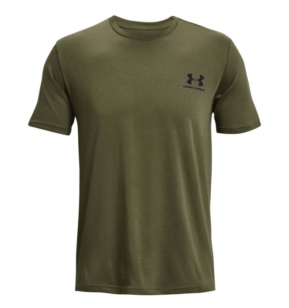T-Shirt Under Armour Sportstyle Left Chest Verde 1326799 390