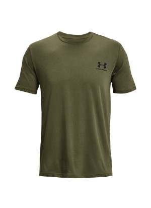 T-Shirt Under Armour Sportstyle Left Chest Verde 1326799 390