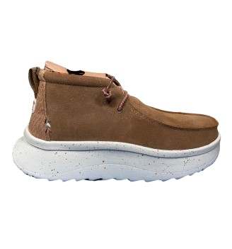 Scarpe Hey Dude Wendy Peak Hi Suede Marrone HD.41951 211