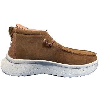 Scarpe Hey Dude Wendy Peak Hi Suede Marrone | Hey Dude | 