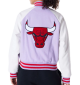 Giacca New Era Varsity Chicago Bulls Bianco e Lilla | New Era | 