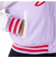 Giacca New Era Varsity Chicago Bulls Bianco e Lilla | New Era | 