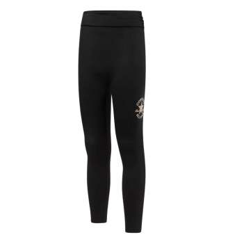 Leggings Converse 3a Graphic Ruched Youth Nero 4CF987-023