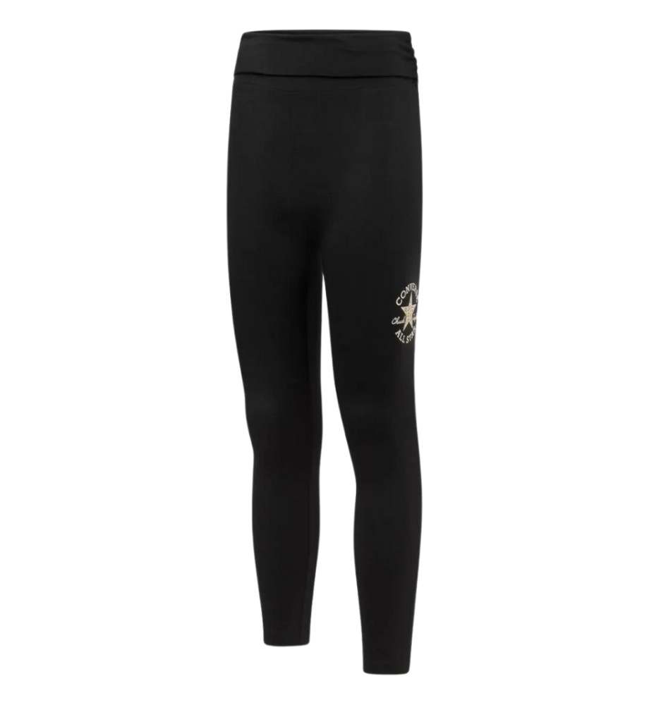 Leggings Converse 3a Graphic Ruched Youth Nero 4CF987-023